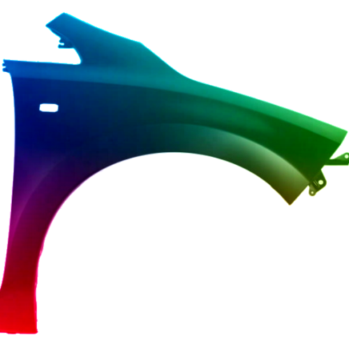 Spatbord rechts Nissan Leaf 2010-2018 Gespoten in de gewenste kleur