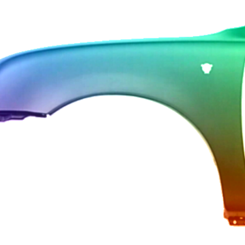 Spatbord links Nissan Micra (K11) 1992-1998 Gespoten in de gewenste kleur