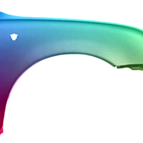 Spatbord rechts Nissan Micra (K11) 1992-1998 Gespoten in de gewenste kleur