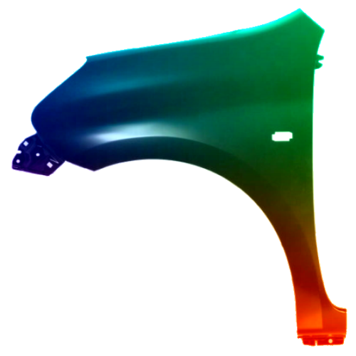 Spatbord links Nissan Micra (K13) 2013-2017 Gespoten in de gewenste kleur