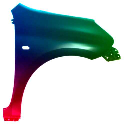 Spatbord rechts Nissan Micra (K13) 2013-2017 Gespoten in de gewenste kleur
