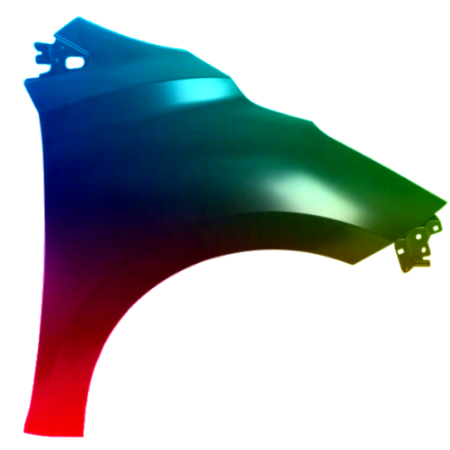 Spatbord rechts Nissan Micra (K14) vanaf 2017 Gespoten in de gewenste kleur