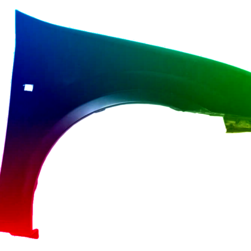 Spatbord rechts Nissan Logan (SD) 1999-2013 Gespoten in de gewenste kleur