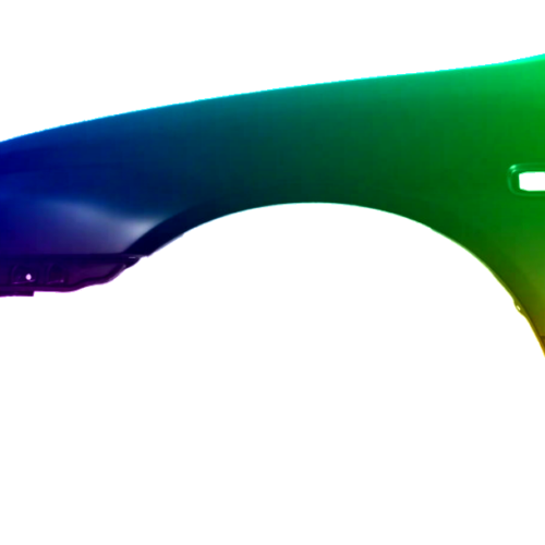 Spatbord links Nissan Primera (P11) 1996-1999 Gespoten in de gewenste kleur