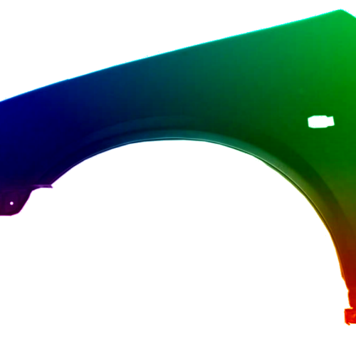 Spatbord links Nissan Primera (P12) 2001-2007 Gespoten in de gewenste kleur