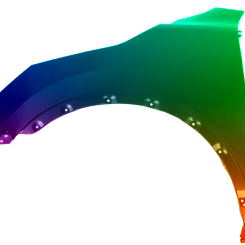 Spatbord links Nissan Qashqai/Rogue Sport (J11) vanaf 2017 Gespoten in de gewenste kleur
