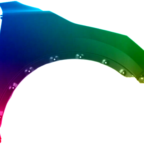 Spatbord rechts Nissan Qashqai/Rogue Sport (J11) vanaf 2017 Gespoten in de gewenste kleur