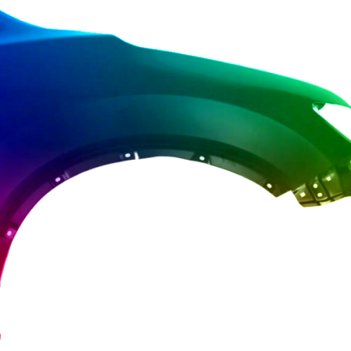 Spatbord rechts Nissan X-Trail vanaf 2014 Gespoten in de gewenste kleur