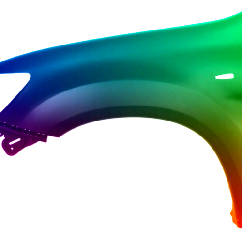 Spatbord links Mitsubishi ASX (GA) 2010-2019 Gespoten in gewenste kleur