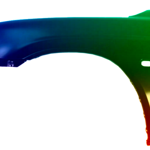 Spatbord links Mitsubishi L200 1996-2001 Gespoten in gewenste kleur