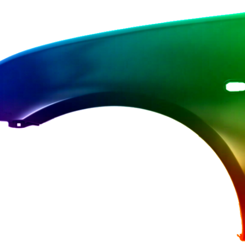 Spatbord links Mitsubishi L200 2005-2010 Gespoten in gewenste kleur