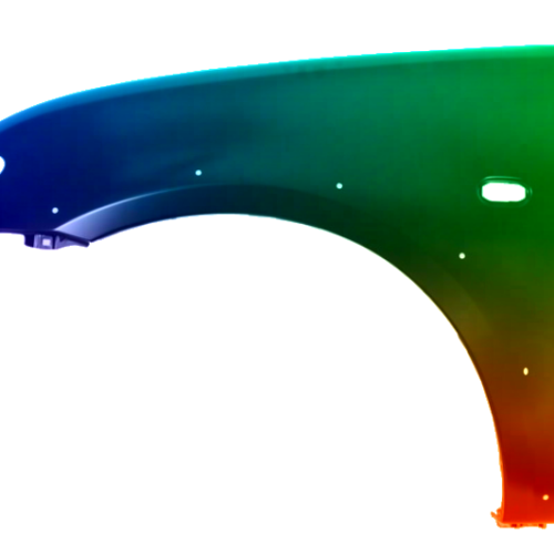 Spatbord links Mitsubishi L200 2005-2010 Gespoten in gewenste kleur