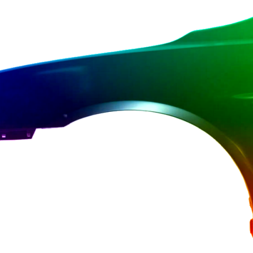 Spatbord links Mitsubishi Lancer (CY0) vanaf 2007 Gespoten in de gewenste kleur