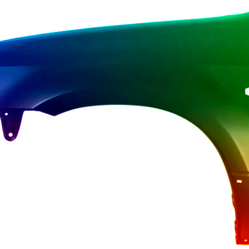 Spatbord links Mitsubishi Outlander (CU0W) 2003-2007 Gespoten in gewenste kleur