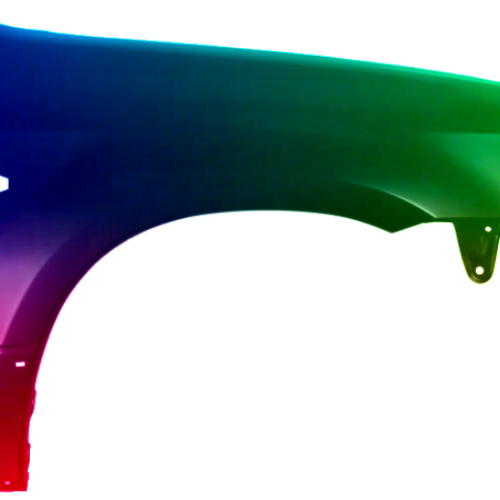 Spatbord rechts Mitsubishi Outlander (CU0W) 2003-2007 Gespoten in de gewenste kleur