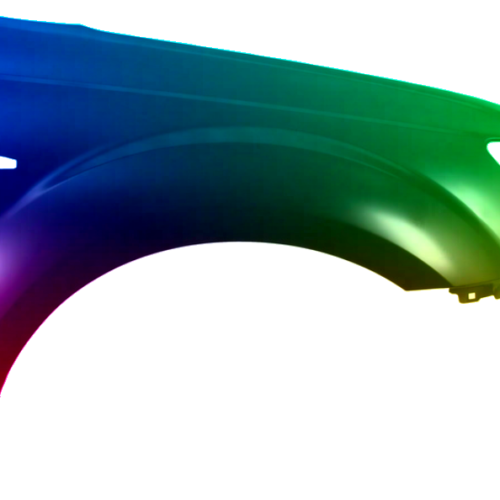 Spatbord rechts Mitsubishi Outlander (CW0) 2007-2009 Gespoten in gewenste kleur