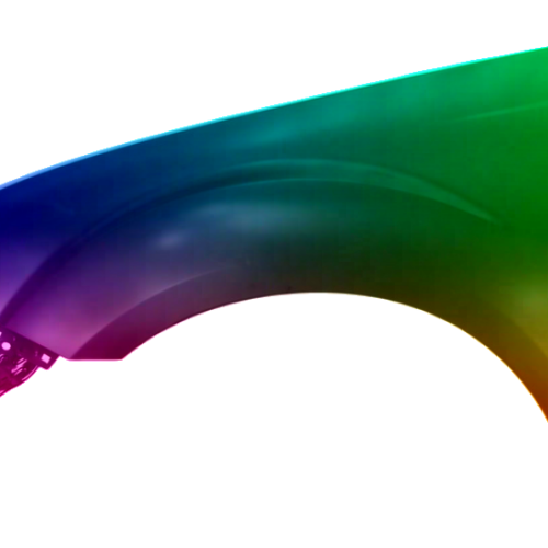 Spatbord links Mitsubishi Outlander (CW0) 2009-2012 Gespoten in gewenste kleur