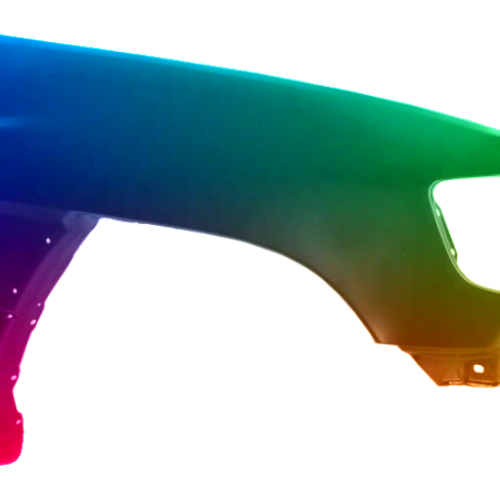 Spatbord rechts Mitsubishi Pajero (V20) 1997-1999 Gespoten in de gewenste kleur