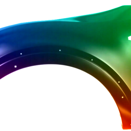 Spatbord links Mitsubishi Pajero (V60/V70) 2003-2006 Gespoten in gewenste kleur