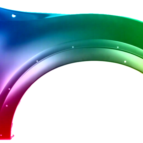 Spatbord rechts Mitsubishi Pajero (V60/V70) 2003-2006 Gespoten in gewenste kleur