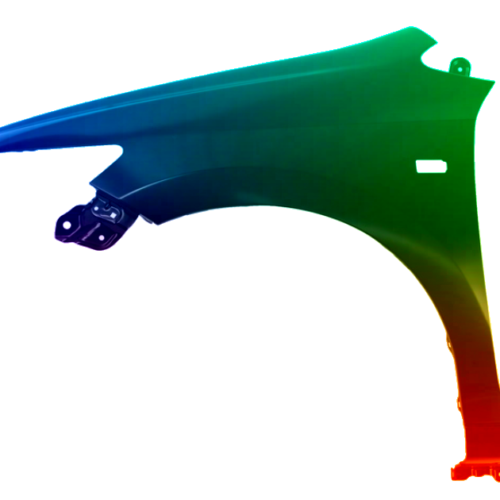 Spatbord links Honda City (GM) vanaf 2009 Gespoten in de gewenste kleur