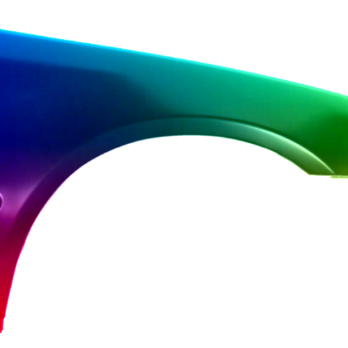 Spatbord rechts Honda Civic HB/Coupe (EG/EJ) 1991-1995 Gespoten in de gewenste kleur