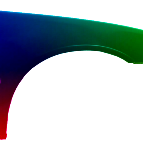 Spatbord rechts Honda Civic Sdn (EG/EH9) 1991-1995 Gespoten in de gewenste kleur