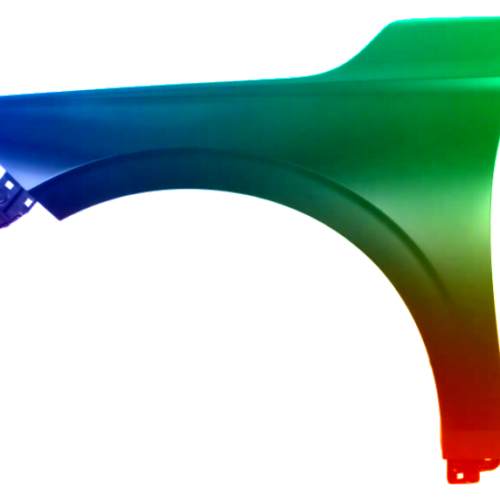 Spatbord links Honda Civic uit 2021 Gespoten in de gewenste kleur