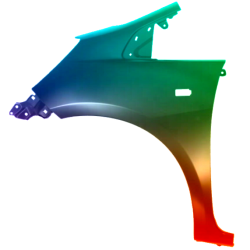 Spatbord links Honda Jazz/Fit (GE) 2008-2011 Gespoten in gewenste kleur