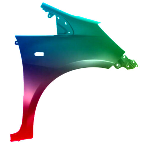 Spatbord rechts Honda Jazz/Fit (GE) 2008-2011 Gespoten in de gewenste kleur