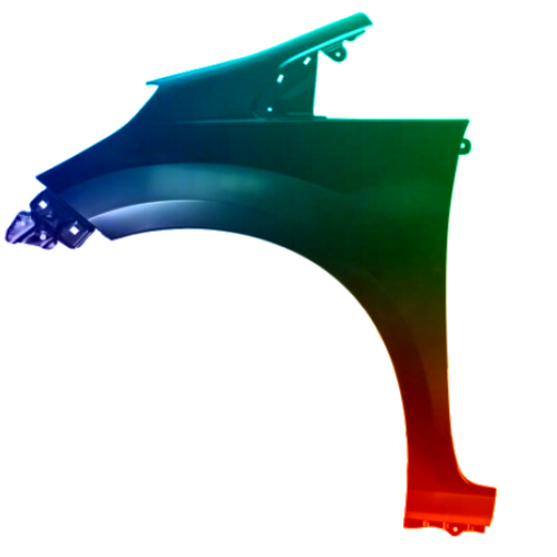 Spatbord links Honda Jazz/Fit (GE) 2011-2015 Gespoten in de gewenste kleur