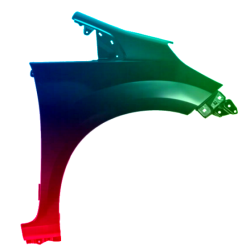 Spatbord rechts Honda Jazz/Fit (GE) 2011-2015 gespoten in de gewenste kleur