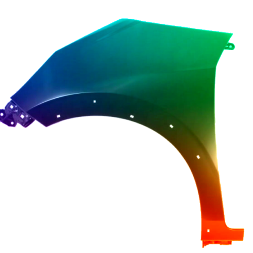 Spatbord links Honda Jazz/Fit vanaf 2019 Gespoten in de gewenste kleur