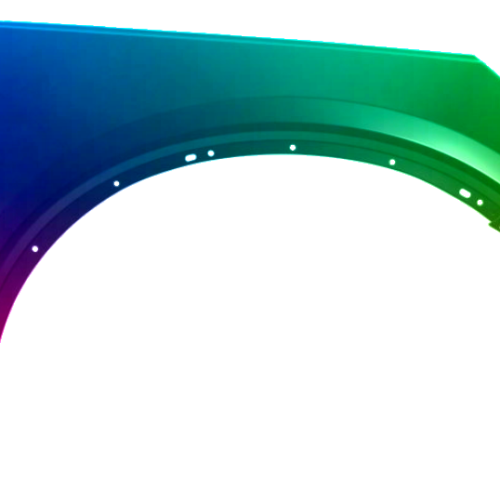 Spatbord rechts Volvo C40 vanaf 2021 Gespoten in de gewenste kleur
