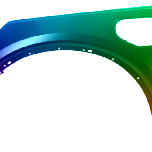 Spatbord links Volvo C40 vanaf 2021 Gespoten in de gewenste kleur