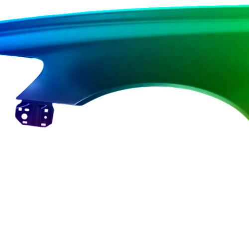 Spatbord links Volvo S40/V50 (MS/MW) 2003-2007 Gespoten in de gewenste kleur