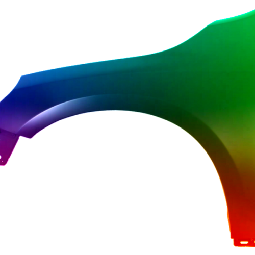 Spatbord links Volvo S60/V60 (Y20) 2010-2013 Gespoten in de gewenste kleur