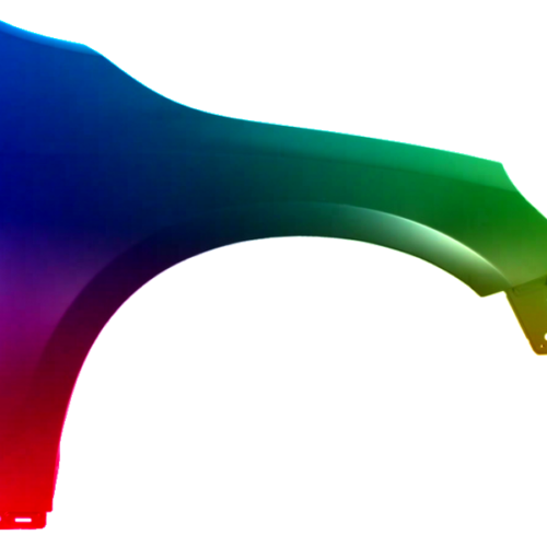 Spatbord rechts Volvo S60/V60 (Y20) 2010-2013 Gespoten in de gewenste kleur