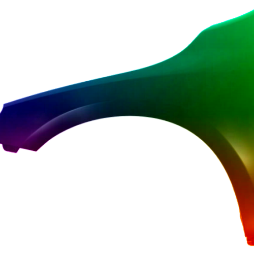 Spatbord links Volvo S60/V60 (Y20) 2013-2017 Gespoten in de gewenste kleur