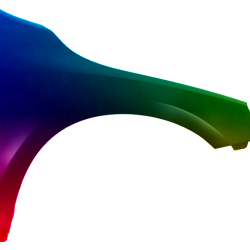 Spatbord rechts Volvo S60/V60 (Y20) 2013-2017 Gespoten in de gewenste kleur