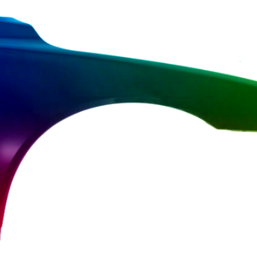 Spatbord rechts Volvo S80 (AS) 2006-2013 Gespoten in de gewenste kleur