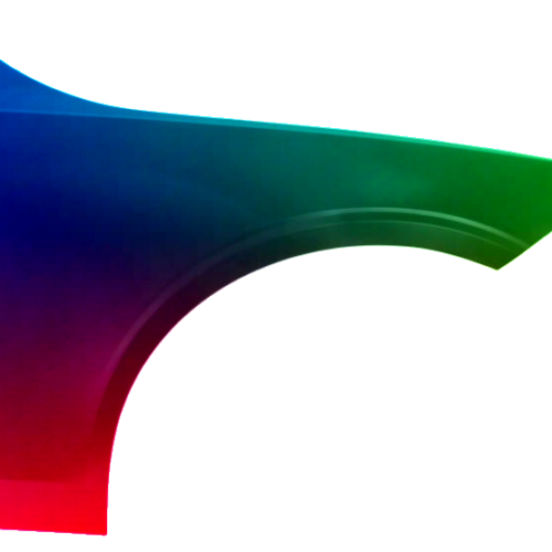 Spatbord rechts Volvo S90/V90 vanaf 2016 Gespoten in de gewenste kleur