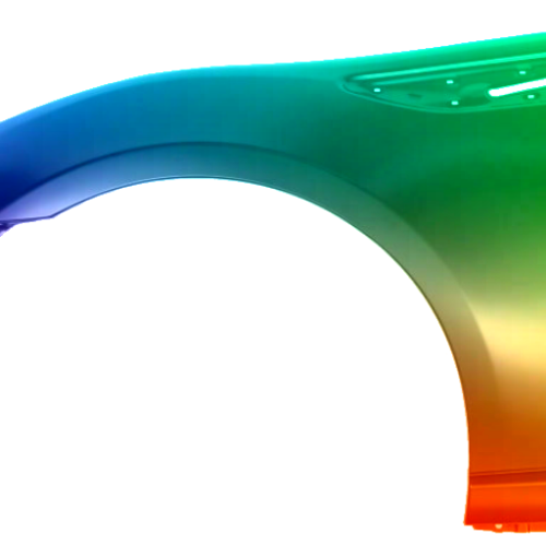 Spatbord links Past op Subaru BRZ 2012-2020 Gespoten in de gewenste kleur