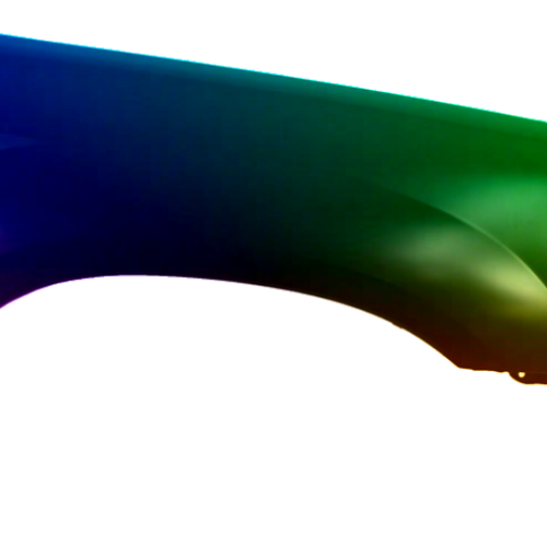 Spatbord rechts Past op Subaru Forester (SG) 2005-2008 Gespoten in de gewenste kleur