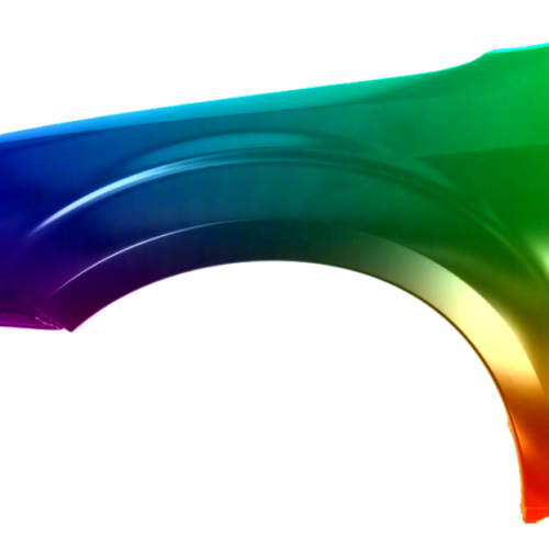 Spatbord links Past op Subaru Forester (SH) 2008-2013 Gespoten in gewenste kleur