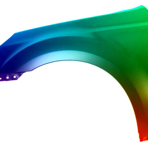 Spatbord links Past op Subaru Legacy (BM/BR) 2009-2014 Gespoten in de gewenste kleur