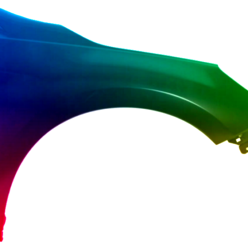 Spatbord rechts Past op Subaru Legacy (BN/BS) vanaf 2014 Gespoten in de gewenste kleur