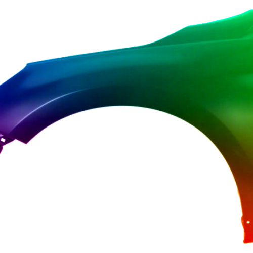 Spatbord links Past op Subaru Outback (BS) vanaf 2015 Gespoten in de gewenste kleur