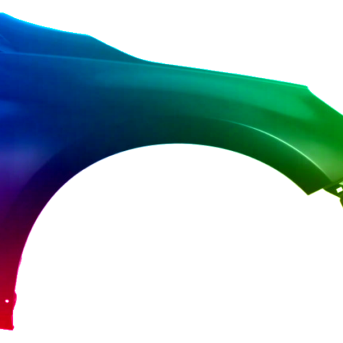 Spatbord rechts Past op Subaru Outback (BS) vanaf 2015 Gespoten in de gewenste kleur