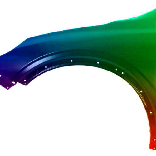 Spatbord links Past op Subaru Outback (BT) vanaf 2019 Gespoten in de gewenste kleur